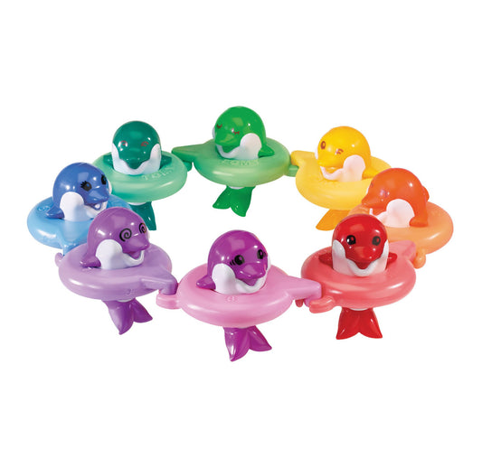 TOMY Toomies Do Re Mi Dolphins Baby Bath Toy Suitable for 1+ Year - Made in Indonesia