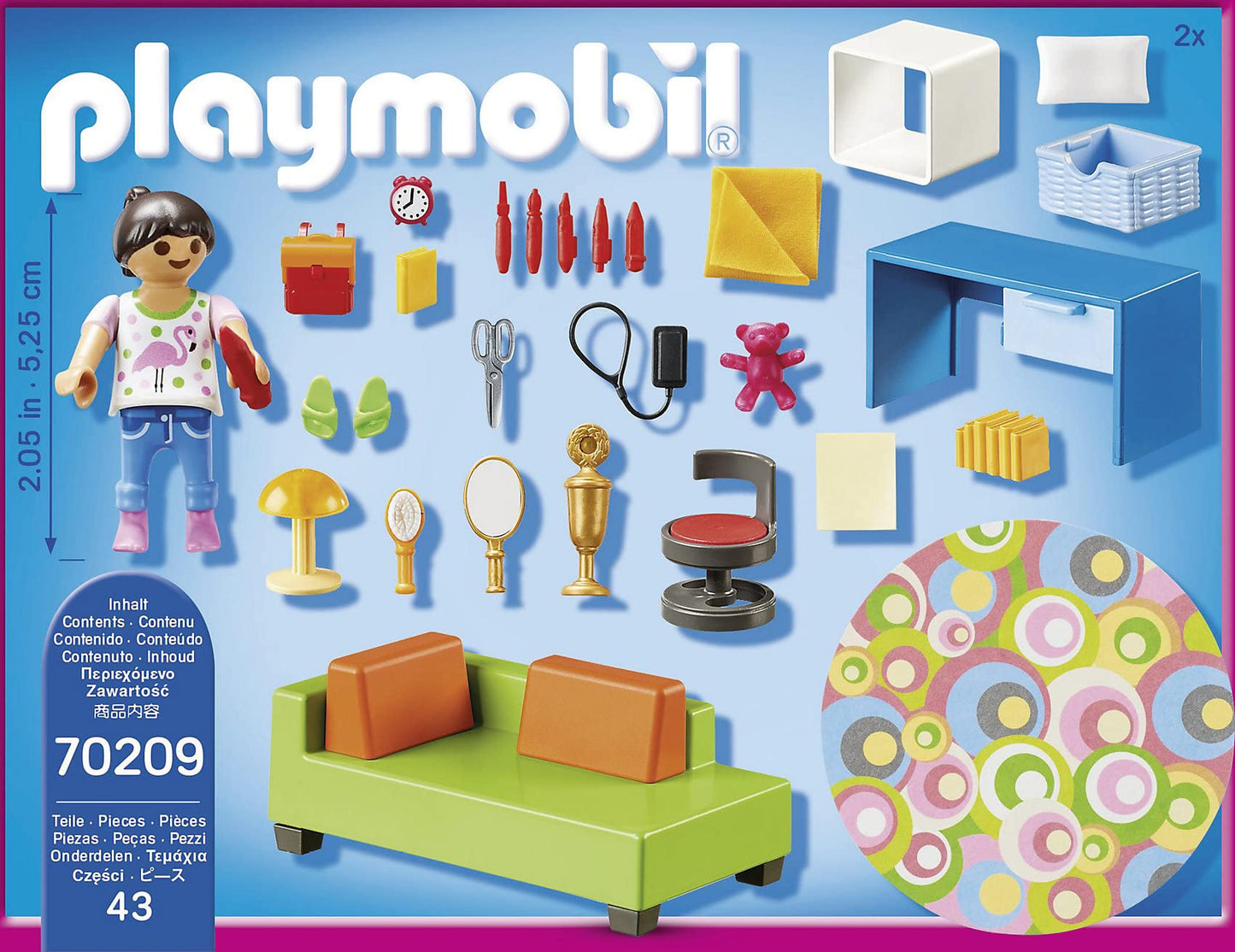 Playmobil Dollhouse Children's Room, Ages 4+ - Made in Malta