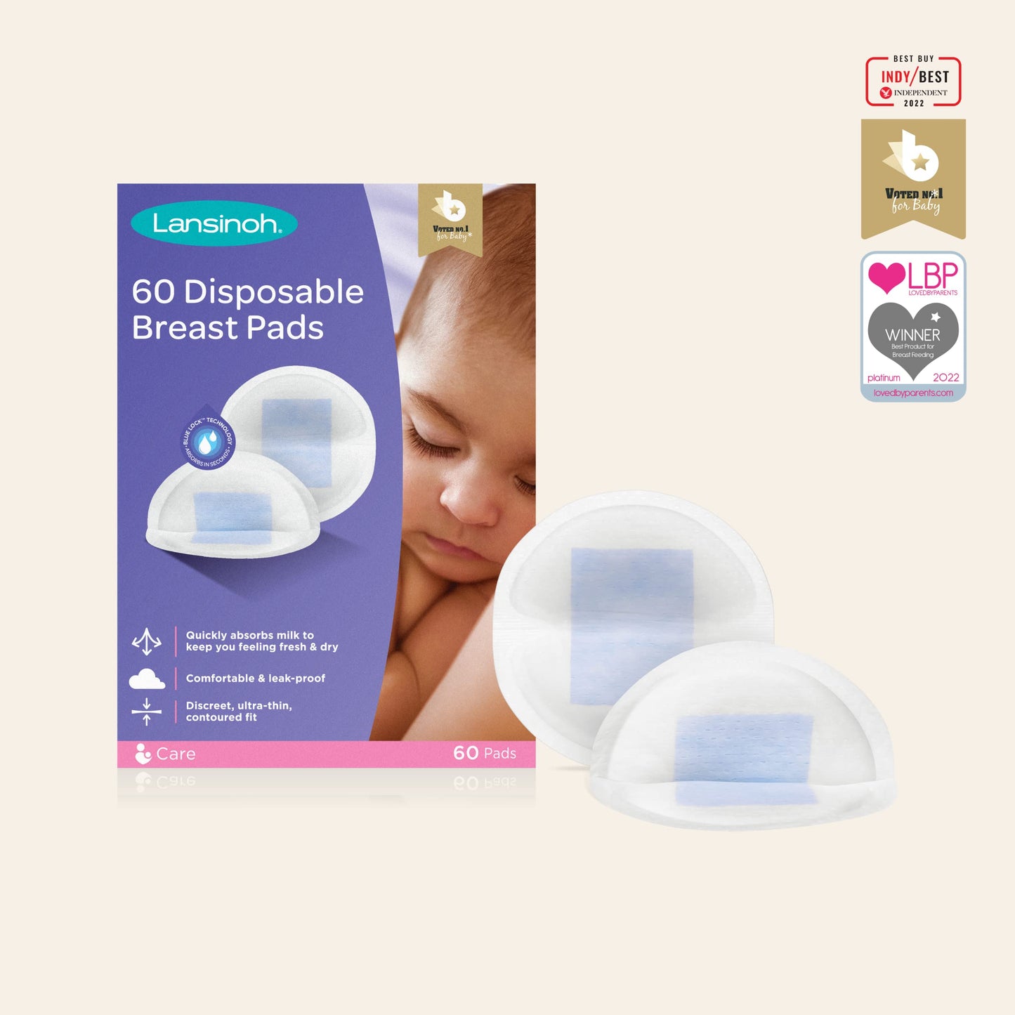 Lansinoh 60 Disposable Breast Pads - Made in Thailand