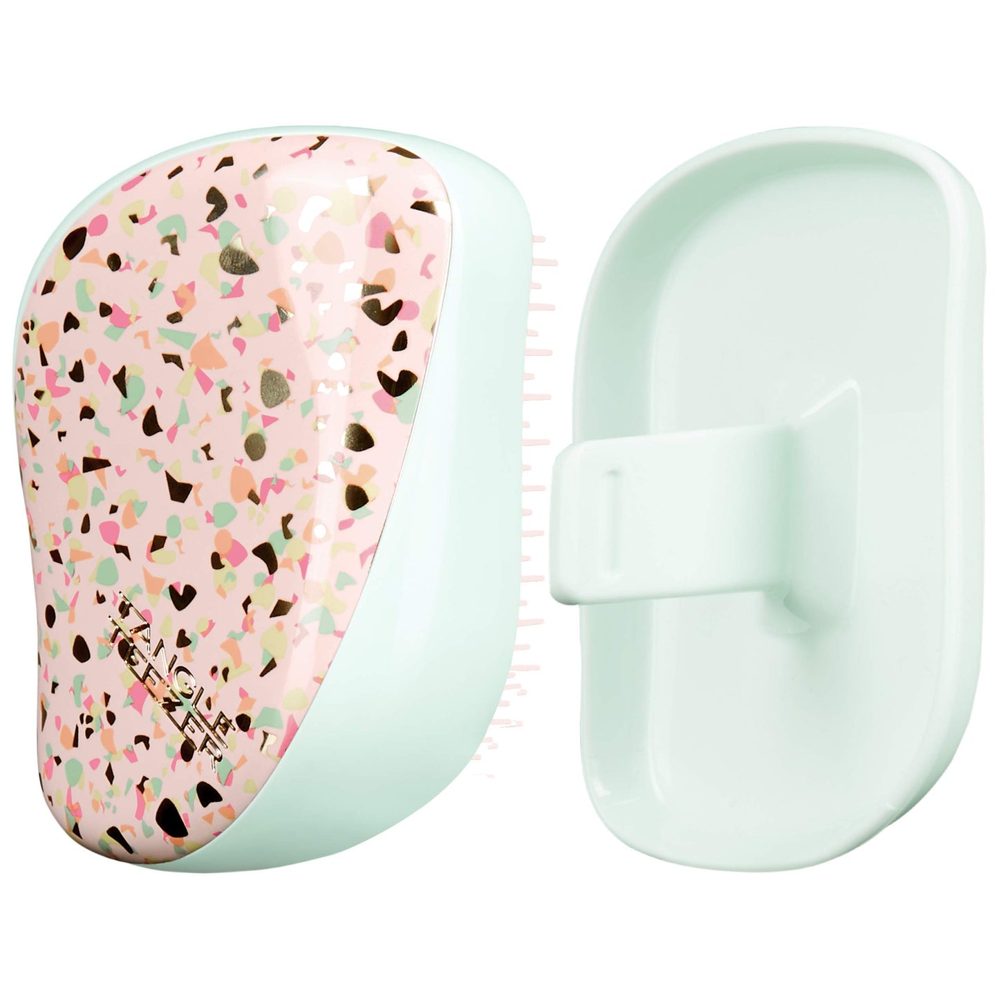 Tangle Teezer Compact Styler, Detangling Hairbrush, Terazzo - Made in UK