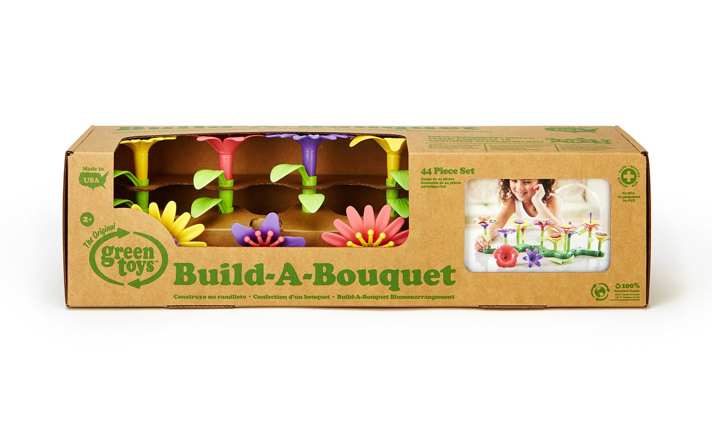 Green Toys Build a Bouquet Flower Set - Made in U.S.A.