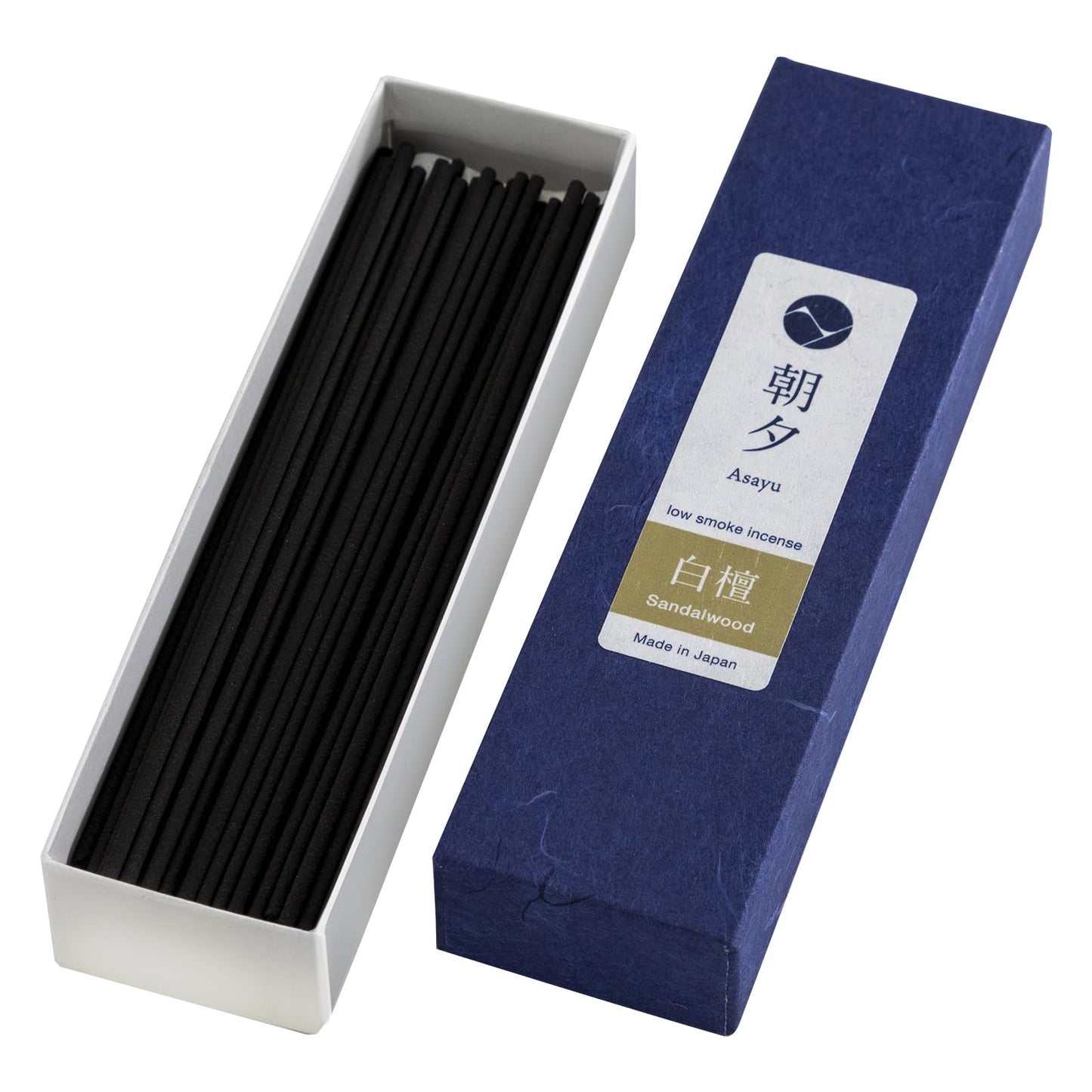 Asayu Japan 100% Natural Low Smoke Sandalwood Incense Sticks Scent (20g) - Made in Japan