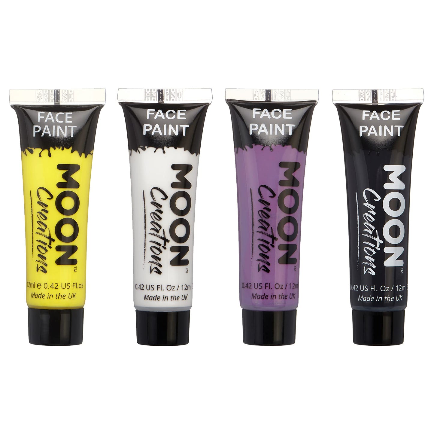 Moon Creations Face & Body Paint Tubes | Non-Binary Set | 12ml - Made in UK