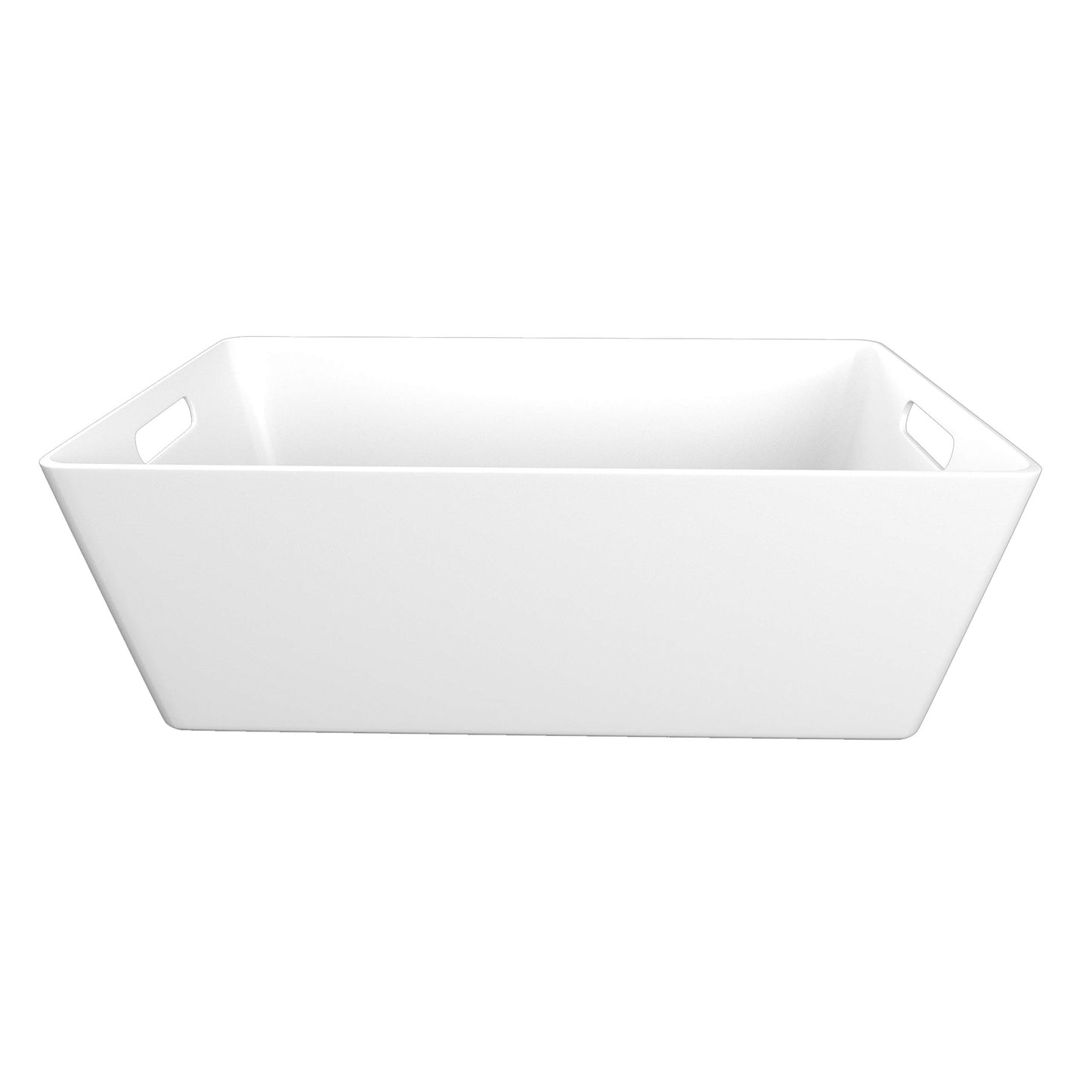 Wham Bam Plastic Storage Basket (White) - Made in Uk