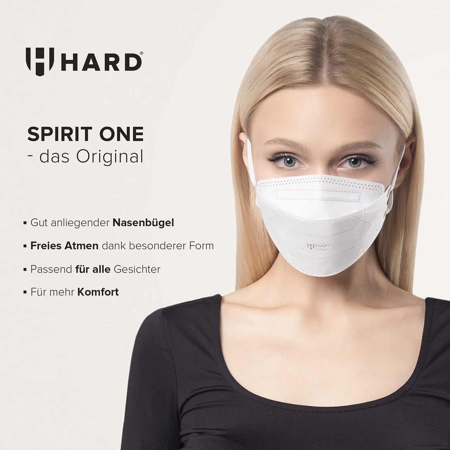 HARD FFP2 Face Masks 20 pcs 99.5% PFE - Made in Germany