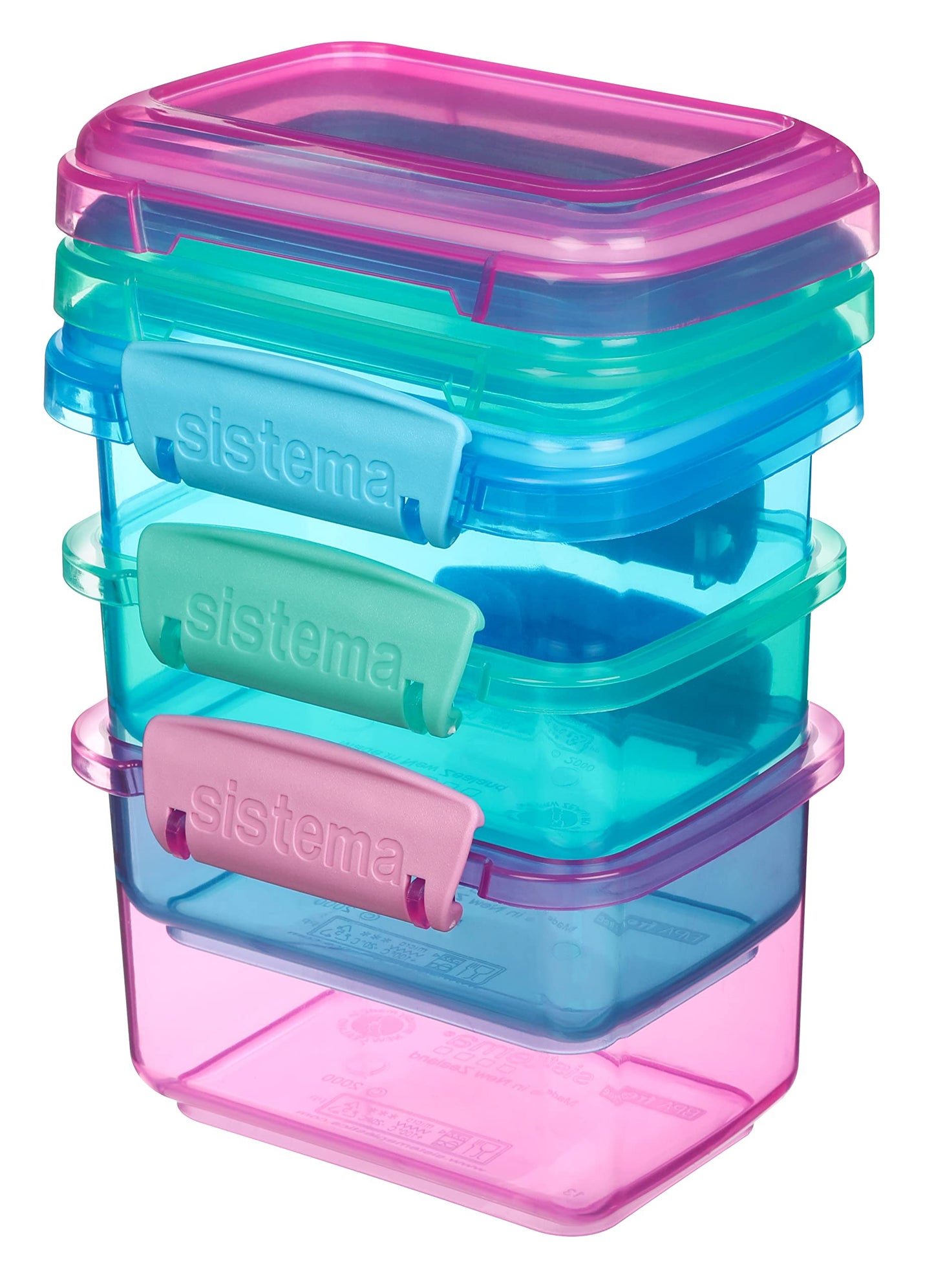 Sistema 400 ml Lunch Food Storage Containers (3 Count) - Made in New Zealand