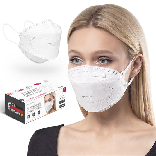 HARD FFP2 Face Masks 20 pcs 99.5% PFE - Made in Germany