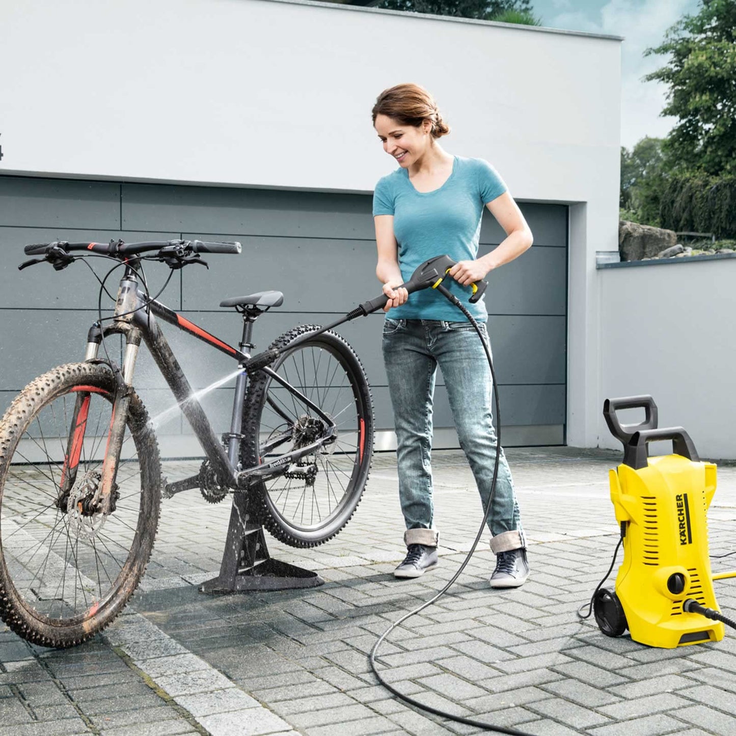 Kärcher K 2 Power Control pressure washer, pressure: max. 110 bar, flow rate: 360 l/h, area coverage: 20 m²/h - Made in Germany