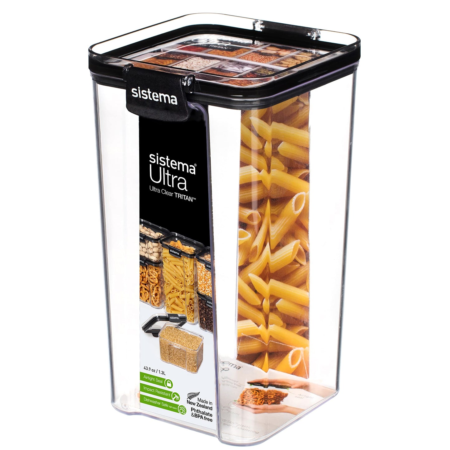 Sistema 1.3L Ultra Tritan Airtight Pantry Storage Container - Made in New Zealand