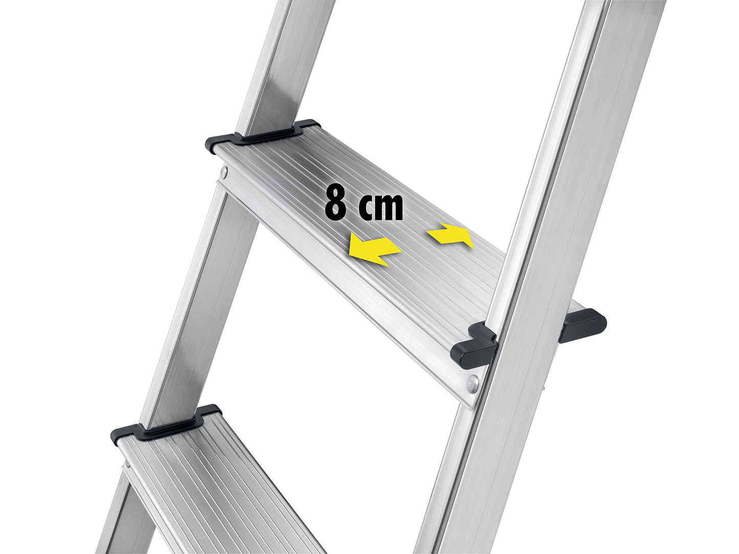 Hailo 8160-707 L60 7 Steps Safety Ladder - Made in Germany