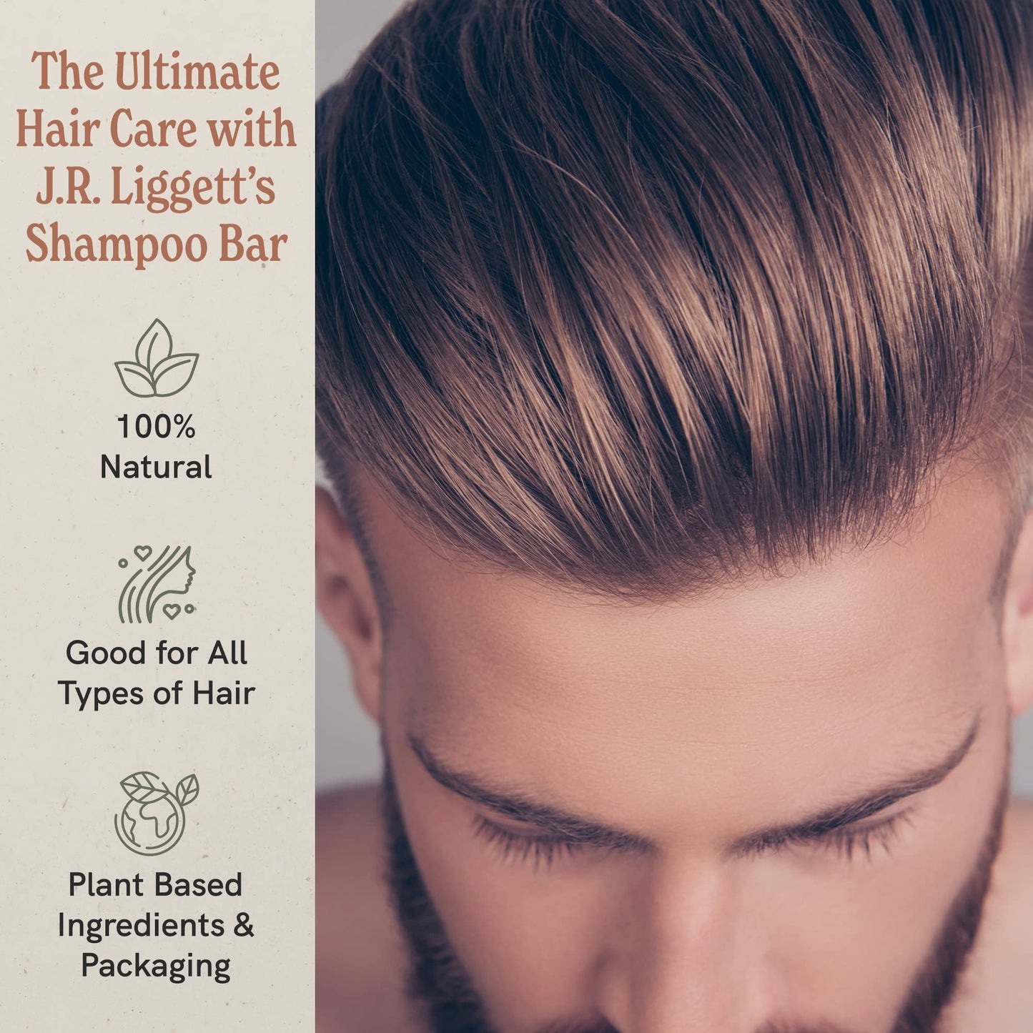 J.R. Liggett Bar Shampoo, Virgin Coconut Aragan Oil, 3.5 oz. - Made in U.S.A.