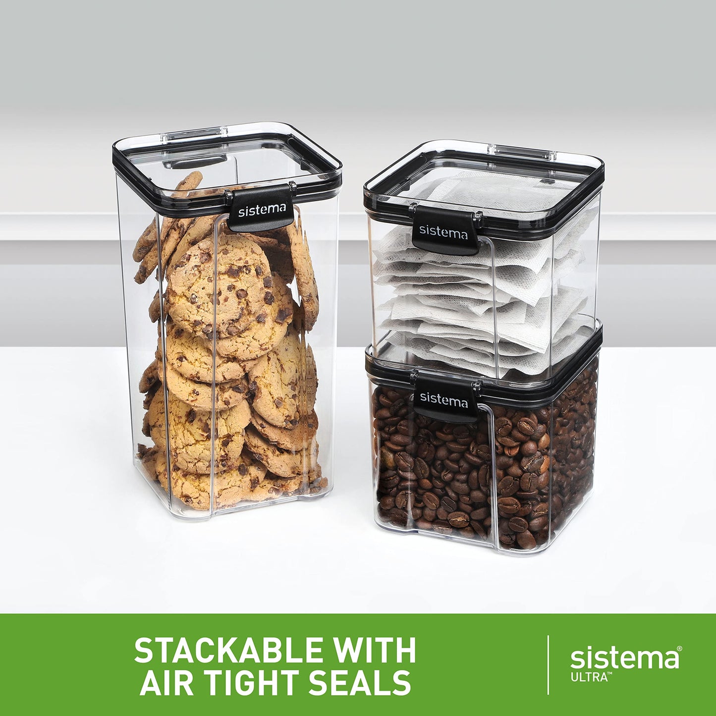 Sistema 1.3L Ultra Tritan Airtight Pantry Storage Container - Made in New Zealand