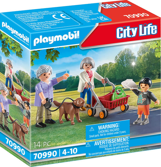 Playmobil City Life Modern House Grandparents with Child, Ages 4+ - Made in Malta