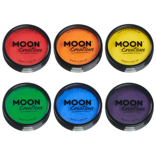 Moon Creations Pro Face & Body Makeup | Gay Pride LGBTQ Set | 36g - Made in UK