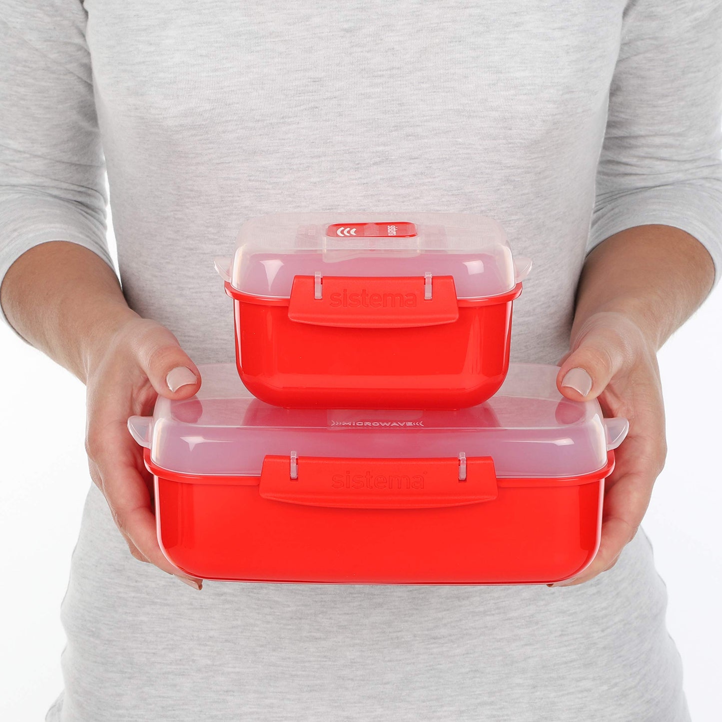 Sistema 1.25 L Rectangle Microwave Container - Made in New Zealand