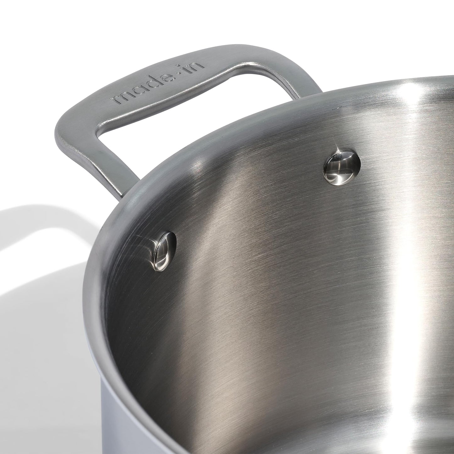 Made in Cookware - 8 Quart Stainless Steel Stock Pot with Lid - Made in Italy