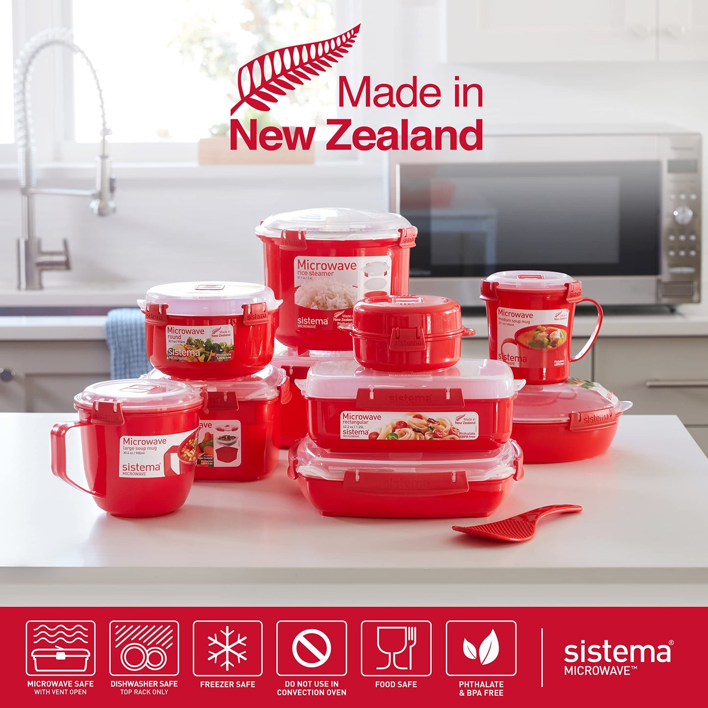 Sistema 270 ml Easy Eggs Microwave Egg Cooker with Steam Release Vent - Made in New Zealand