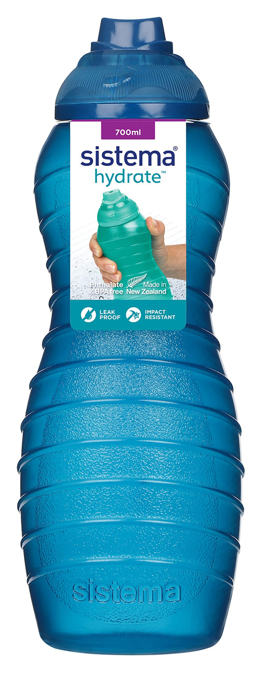 Sistema 700 ml Twist 'n' Sip Davina Sports Water Bottle - Made in New Zealand