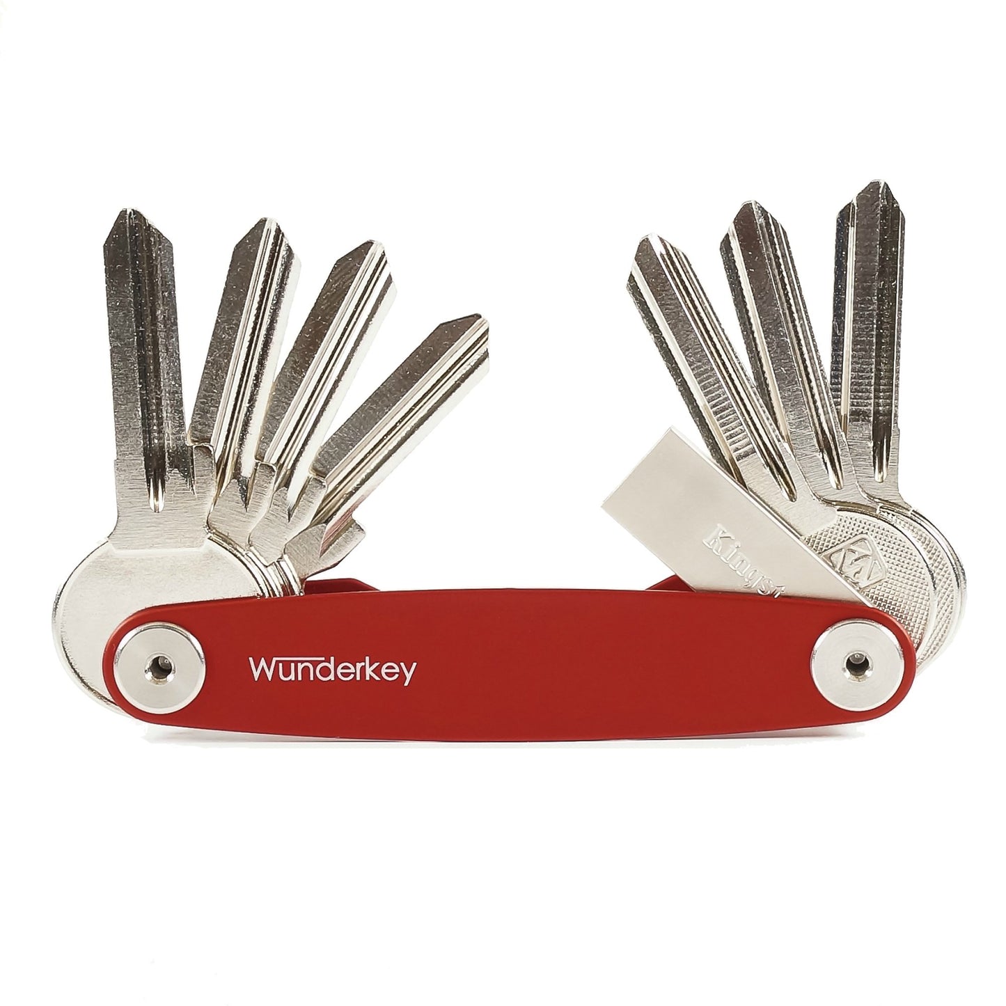 Wunderkey® Classic Red Smart Key Organiser (up to 8 Keys) – Made in Germany