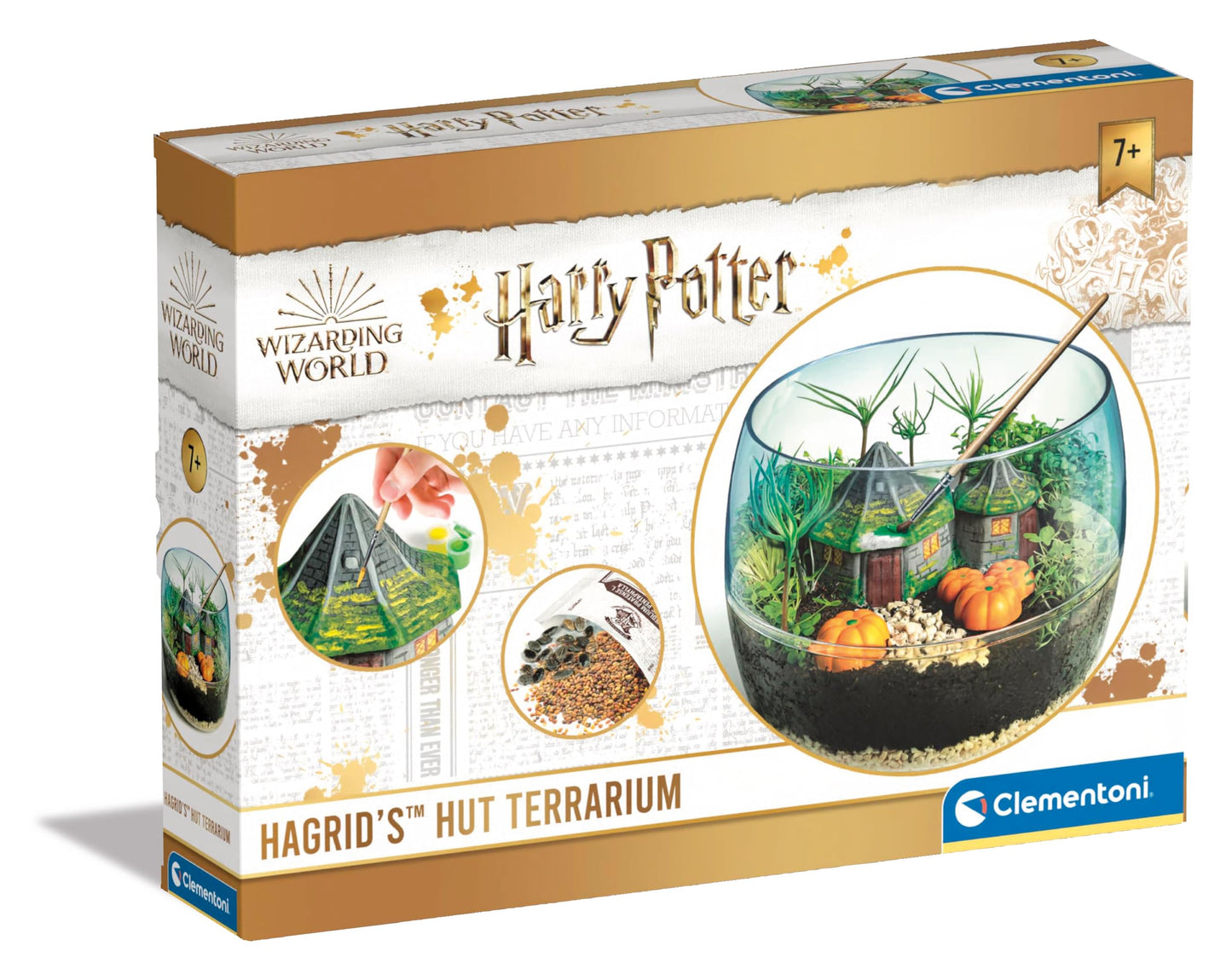 Clementoni Harry Potter Educational Sceintific Terrarium Kit: Build Your Magical Greenhouse (7+ Years) - Made in Italy