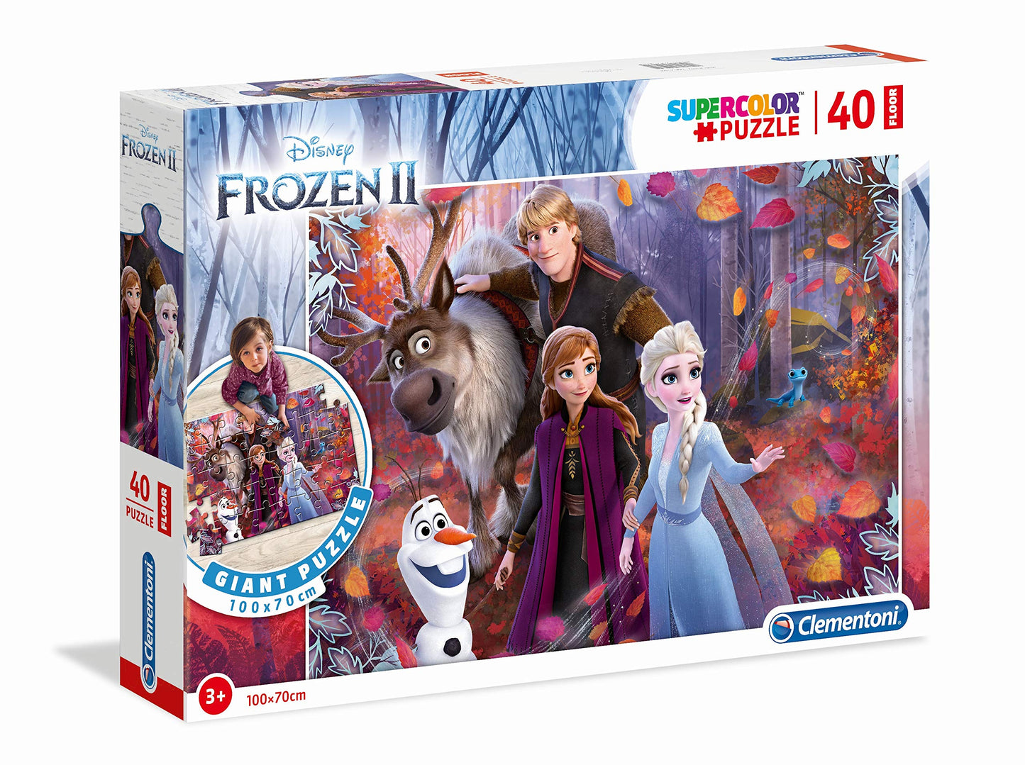 Clementoni Disney Frozen Jigsaw Floor Puzzle 40 pieces (age 3+) - Made in Italy