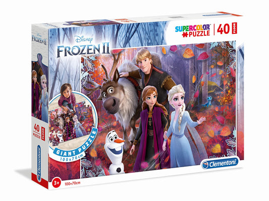 Clementoni Disney Frozen Jigsaw Floor Puzzle 40 pieces (age 3+) - Made in Italy