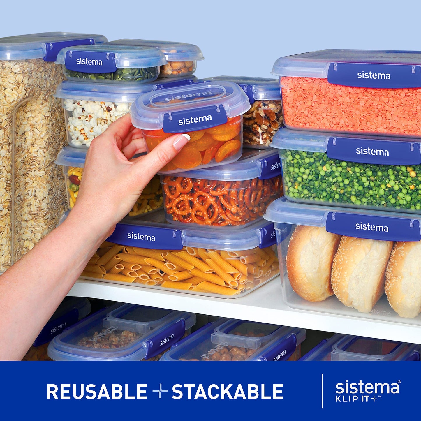 Sistema KLIP IT PLUS 7.5L Food Storage Containers - Made in New Zealand