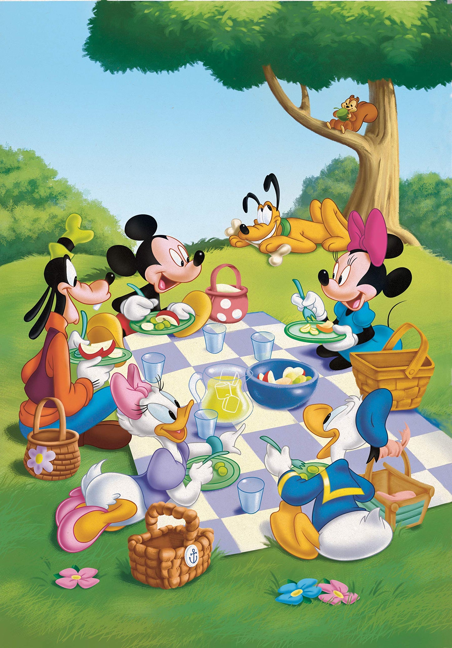 Clementoni Disney Mickey Classic Jigsaw Puzzle 104 Pieces, 100% Recycled Materials - Made In Italy