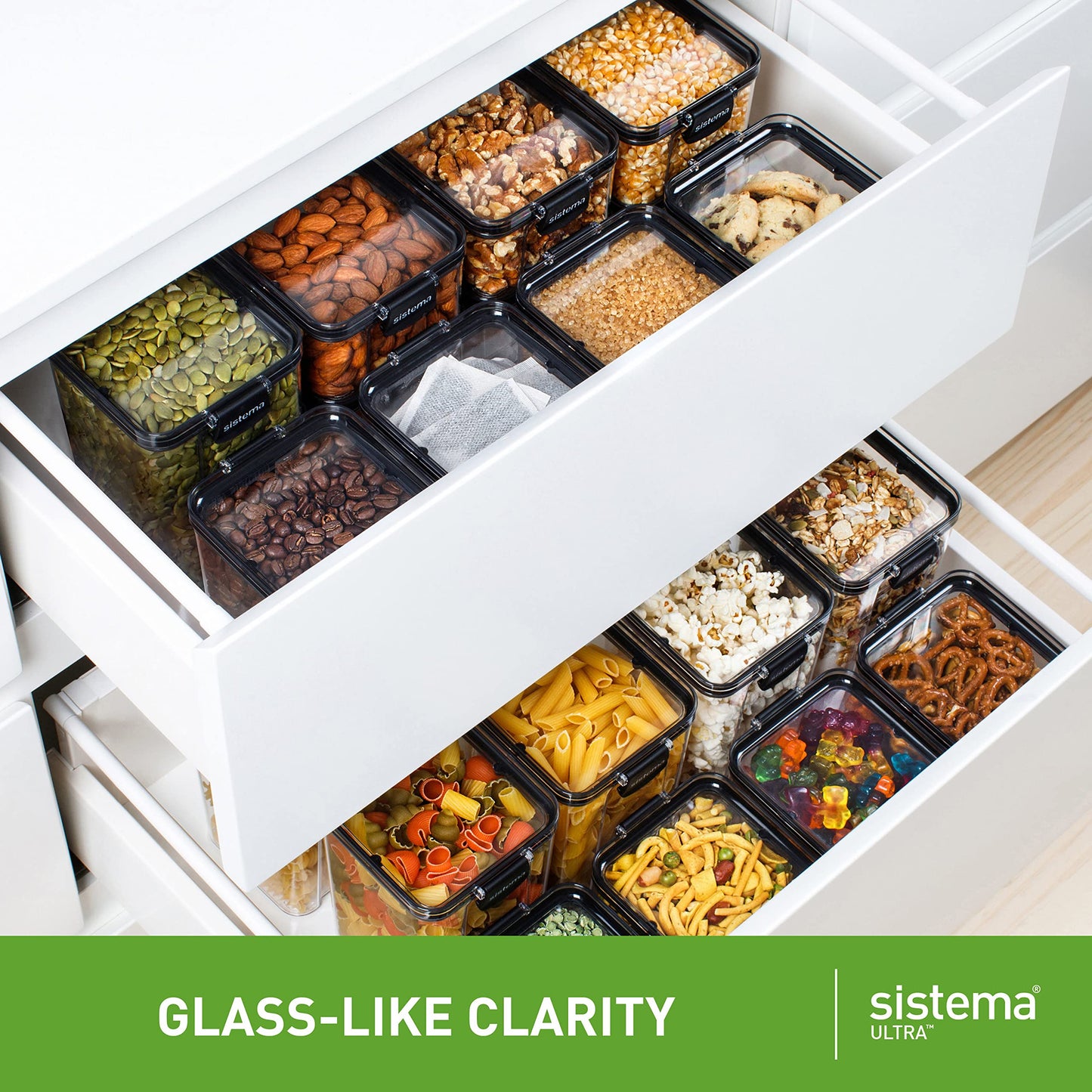 Sistema 1.3L Ultra Tritan Airtight Pantry Storage Container - Made in New Zealand