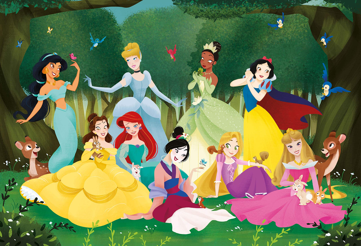 Clementoni Disney Princess Jigsaw Puzzle 24 Maxi Pieces, 100% Recycled Materials - Made In Italy